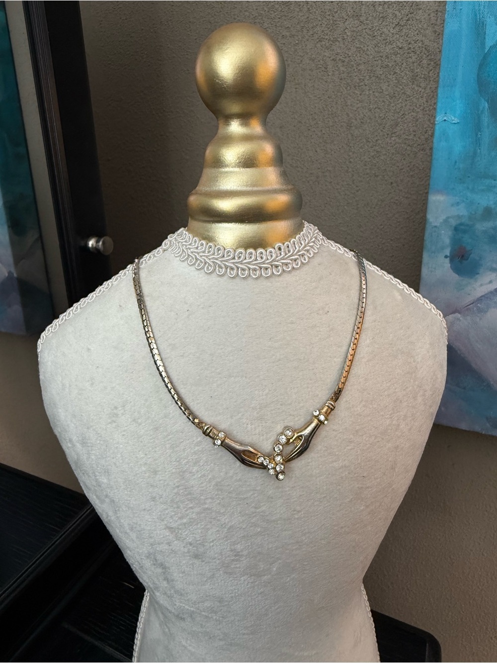 Vintage Symbolic Surrealists Design Necklace